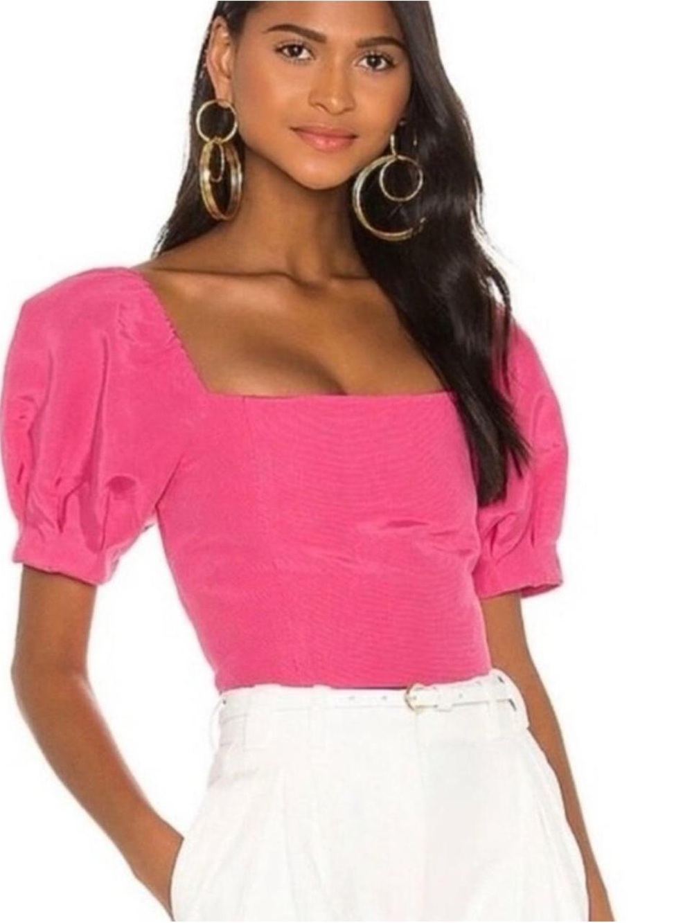 Alice + Olivia Joslyn Structured Top